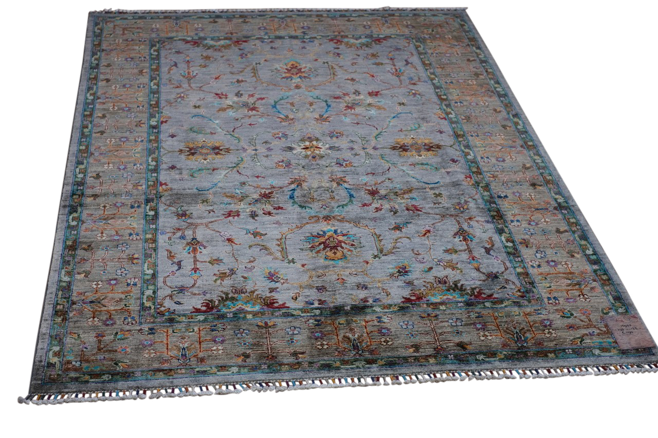Handgemaakt vloerkleed uit Afghanistan 15952 245cm x 175cm