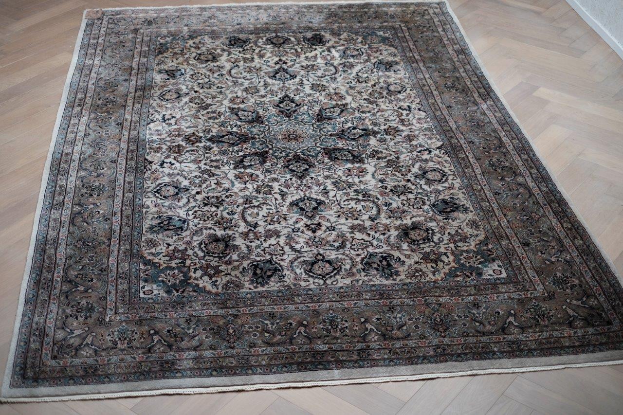Ongeschoren Tabriz vloerkleed, nr.14860 365cm x 247cm