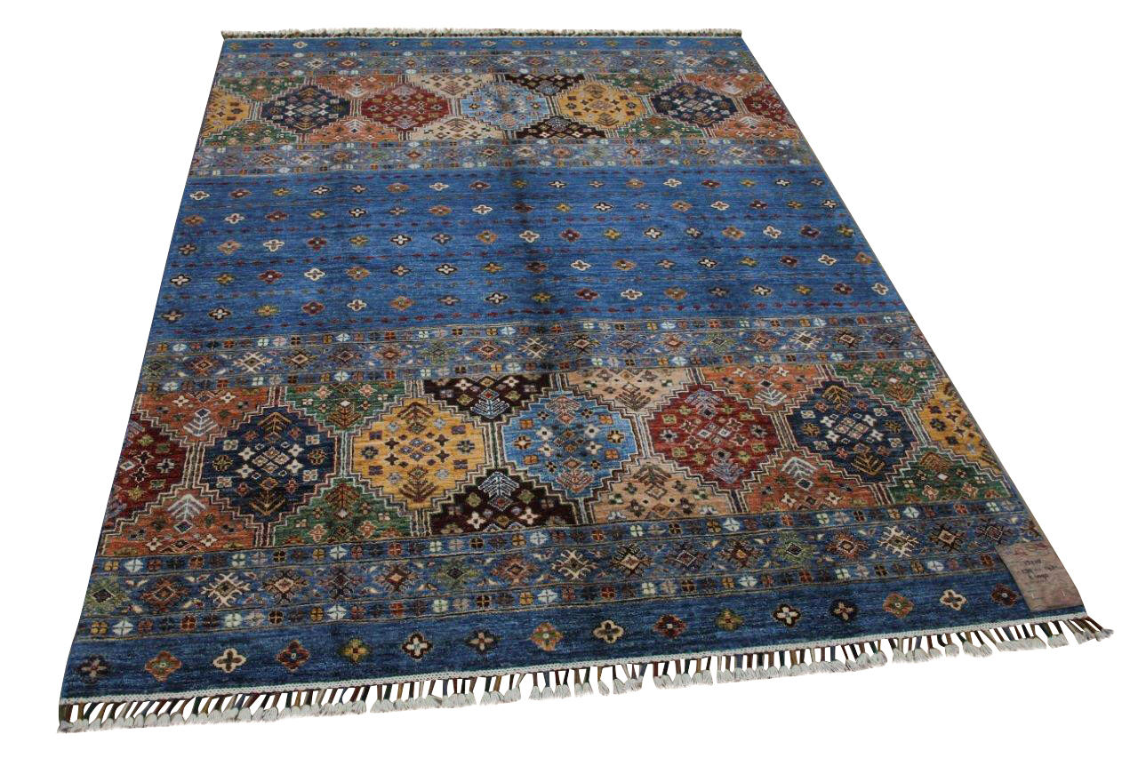 Handgemaakt vloerkleed uit Afghanistan 13218 239cm x 173cm