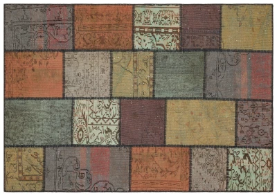 patchwork vloerkleed diverse kleuren nr.35815 232cm x 162cm