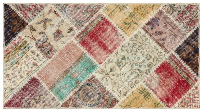 patchwork vloerkleed diverse kleuren nr.36202 82cm x 152cm