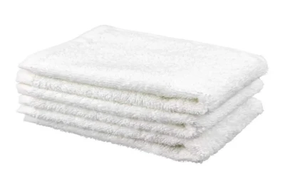 Set 3 witte badstof handdoekjes (30cm x 30cm)