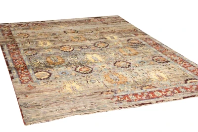 Handgemaakt vloerkleed uit Afghanistan 15579 300cm x 203cm